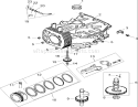 Crankcase Assembly Diagram and Parts List for 74603 260000001-260999999 - 2006 Toro Lawn Tractor