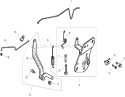 Engine Control Assembly Diagram and Parts List for 74603 260000001-260999999 - 2006 Toro Lawn Tractor