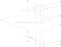 Deflector Assembly No. 108-8591 Diagram and Parts List for 74704 250000001-250999999 - 2005 Toro Lawn Tractor