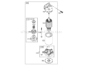 Starter Assembly Briggs and Stratton 406577-0191-E1 Diagram and Parts List for 74704 250000001-250999999 - 2005 Toro Lawn Tractor
