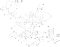 Control Assembly Diagram and Parts List for 74704 250000001-250999999 - 2005 Toro Lawn Tractor