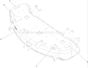 Deck Assembly No. 108-7174 Diagram and Parts List for 74704 250000001-250999999 - 2005 Toro Lawn Tractor