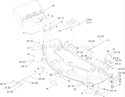 Part Location Diagram of 108-7174 Toro Deck Assembly