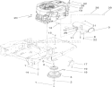 Part Location Diagram of 107-9106 Toro Bracket-Cable, Throttle