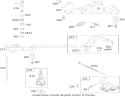 Governor Assembly Briggs and Stratton 441577-0122-E1 Diagram and Parts List for 74704 260000001-260999999 - 2006 Toro Lawn Tractor