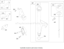 Oil Filter, Tube and Pump Assembly Briggs and Stratton 441577-0122-E1 Diagram and Parts List for 74704 260000001-260999999 - 2006 Toro Lawn Tractor