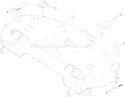 48in Deck Decal Assembly No. 108-7174 Diagram and Parts List for 74704 260000001-260999999 - 2006 Toro Lawn Tractor