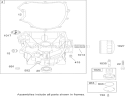 Crankcase Assembly Briggs and Stratton 441577-0122-E1 Diagram and Parts List for 74704 260000001-260999999 - 2006 Toro Lawn Tractor