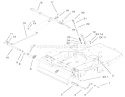 Parking Brake Assembly Diagram and Parts List for 74801 220000001-220999999 - 2002 Toro Lawn Tractor