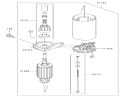 Starter Assembly Kawasaki FH 531V-AS07 Diagram and Parts List for 74801 220000001-220999999 - 2002 Toro Lawn Tractor
