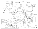 Air Filter / Muffler Assembly Kawasaki FH 531V-AS07 Diagram and Parts List for 74801 220000001-220999999 - 2002 Toro Lawn Tractor