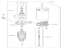 Starter Assembly Kawasaki FH531V-CS07 Diagram and Parts List for 74801 230000001-230999999 - 2003 Toro Lawn Tractor