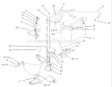 Electrical Assembly Diagram and Parts List for 74801 230000001-230999999 - 2003 Toro Lawn Tractor
