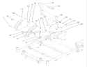 Height-of-Cut Handle and Plate Assembly Diagram and Parts List for 74802 240000159-240999999 - 2004 Toro Lawn Tractor