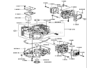 Cylinder and Crankcase Assembly Kawasaki FH580V-AS13 Diagram and Parts List for 74802 240000159-240999999 - 2004 Toro Lawn Tractor