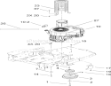 Engine and Clutch Assembly Diagram and Parts List for 74806 270000001-270999999 - 2007 Toro Lawn Tractor