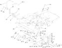 Motion Control Assembly Diagram and Parts List for 74806 270000001-270999999 - 2007 Toro Lawn Tractor