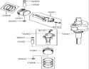 Piston and Crankshaft Assembly Kawasaki FH580V-CS13-R Diagram and Parts List for 74806 270000001-270999999 - 2007 Toro Lawn Tractor