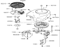 Cooling Equipment Assembly Kawasaki FH580V-CS13-R Diagram and Parts List for 74806 270000001-270999999 - 2007 Toro Lawn Tractor