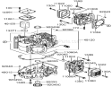 Part Location Diagram of 92049-7019 Kawasaki Oil Seal