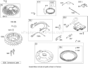 Flywheel Assembly Briggs and Stratton 44K777-0125-G1 Diagram and Parts List for 74812 280000001-280999999 - 2008 Toro Lawn Tractor