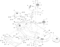 Part Location Diagram of 109-6254 Toro 52 Inch Deck Assembly