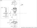 Starter Assembly Briggs and Stratton 44M777-0118-E1 Diagram and Parts List for 74814 270000001-270999999 - 2007 Toro Lawn Tractor