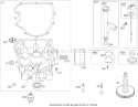 Crankcase Assembly Briggs and Stratton 44M777-0118-E1 Diagram and Parts List for 74814 270000001-270999999 - 2007 Toro Lawn Tractor