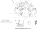 Cylinder Assembly Briggs and Stratton 44M777-0118-E1 Diagram and Parts List for 74814 270000001-270999999 - 2007 Toro Lawn Tractor