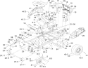 Frame Assembly Diagram and Parts List for 74815 290000001-290999999 - 2009 Toro Lawn Tractor