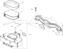 Part Location Diagram of 3208308-S Kohler Element: Pre-cleaner