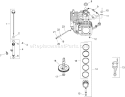 Crankcase Assembly Diagram and Parts List for 74815 290000001-290999999 - 2009 Toro Lawn Tractor