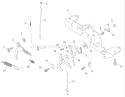 Engine Control Assembly Diagram and Parts List for 74399 270000001-270999999 - 2007 Toro Lawn Tractor