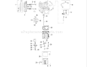 Head, Valve and Breather Assembly Diagram and Parts List for 74818 280000001-280999999 - 2008 Toro Lawn Tractor