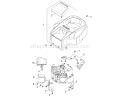 Blower Housing Assembly Diagram and Parts List for 74818 280000001-280999999 - 2008 Toro Lawn Tractor