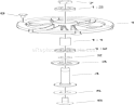 Cutter Housing Assembly Diagram and Parts List for 74815 290000001-290999999 - 2009 Toro Lawn Tractor