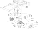 Traction Drive Assembly Diagram and Parts List for 74820 290000001-290999999 - 2009 Toro Lawn Tractor