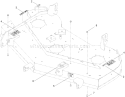 Deck and Decal Assembly Diagram and Parts List for 74822 290000001-290999999 - 2009 Toro Lawn Tractor