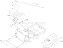 Body and Styling Assembly Diagram and Parts List for 74822 290000001-290999999 - 2009 Toro Lawn Tractor