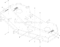 60 Inch Deck and Decal Assembly Diagram and Parts List for 74824 290000001-290999999 - 2009 Toro Lawn Tractor