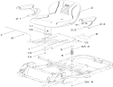 Seat Assembly Diagram and Parts List for 74822 290000001-290999999 - 2009 Toro Lawn Tractor