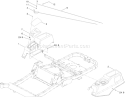 Body and Styling Assembly Diagram and Parts List for 74824 310000001-310999999 - 2010 Toro Lawn Tractor