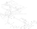 Part Location Diagram of 256-292 Toro Bushing-Flange, Ni
