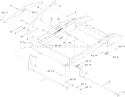 Deck Lift Assembly Diagram and Parts List for 74832 310000001-310999999 - 2010 Toro Lawn Tractor