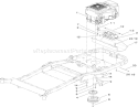 Engine Assembly Diagram and Parts List for 74832 310000001-310999999 - 2010 Toro Lawn Tractor