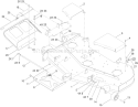 60 Inch Deck Assembly Diagram and Parts List for 74824 310000001-310999999 - 2010 Toro Lawn Tractor