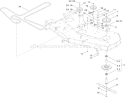 60 Inch Deck Spindle and Belt Assembly Diagram and Parts List for 74824 310000001-310999999 - 2010 Toro Lawn Tractor