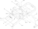 Handle Control Assembly Diagram and Parts List for 74830 310000001-310999999 - 2010 Toro Lawn Tractor