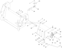 Motion Control Assembly Diagram and Parts List for 74820 310000001-310999999 - 2010 Toro Lawn Tractor