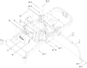 Handle Control Assembly Diagram and Parts List for 74914 290000001-290999999 - 2009 Toro Lawn Tractor